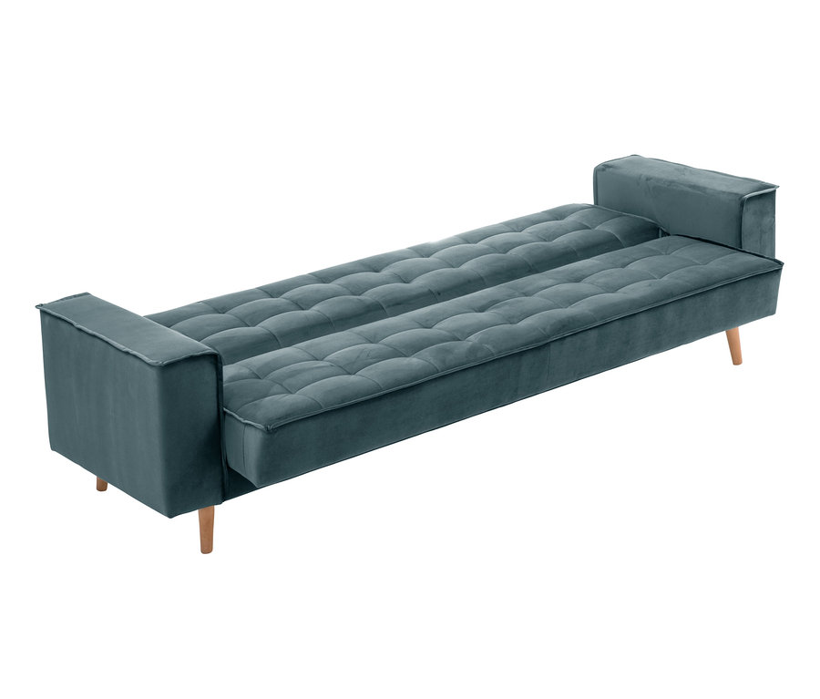 Das azurblaue 3-Sitzer-Schlafsofa »Jolene« von Max Winzer®.