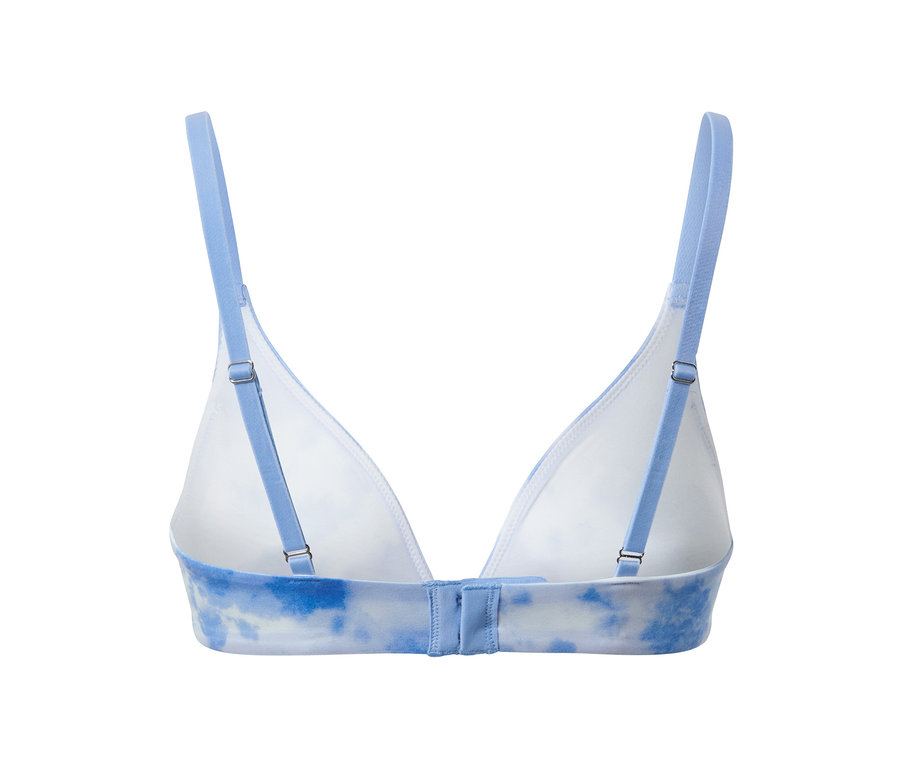 Blauer Soft-BH.