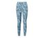 Wende-Sporttight, blau - 1 Seite hellblau, 1 Seite mit blauem Alloverprint