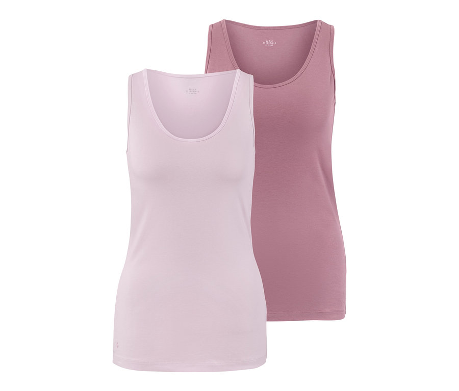 Zwei rosa Tops.