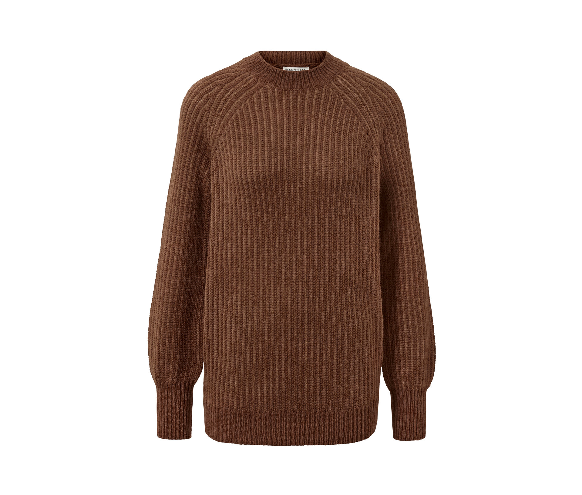 Strickpullover - Damen - Gr. L - cognac - cognac