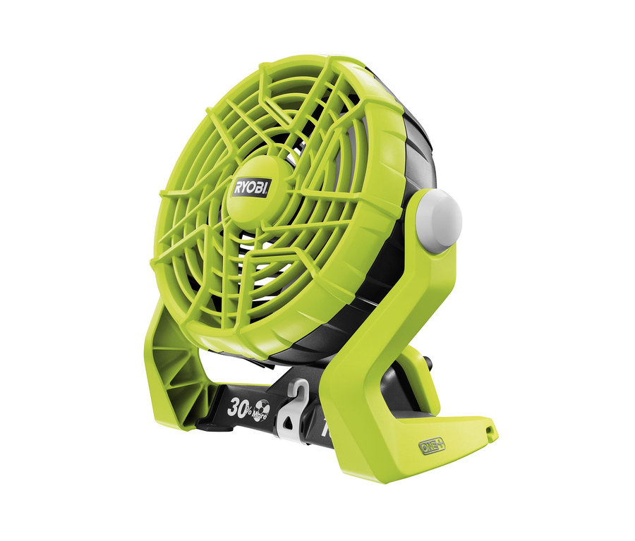 Grüner Ryobi 18 V Akku-Ventilator R18F-0.