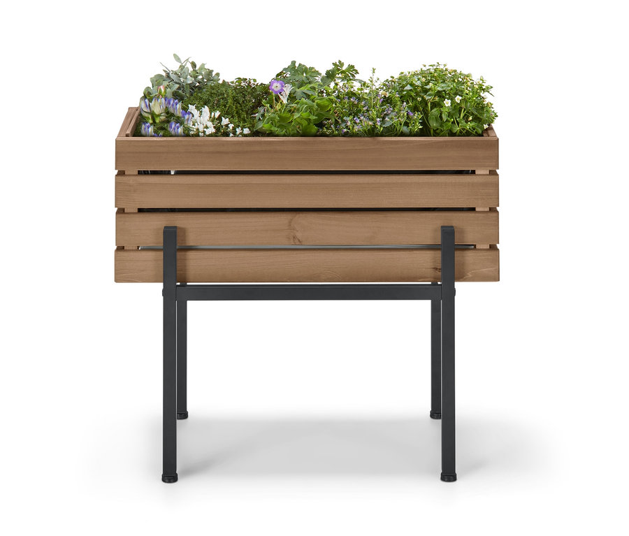 Pflanzkasten »Elin« mit Pflanzen.