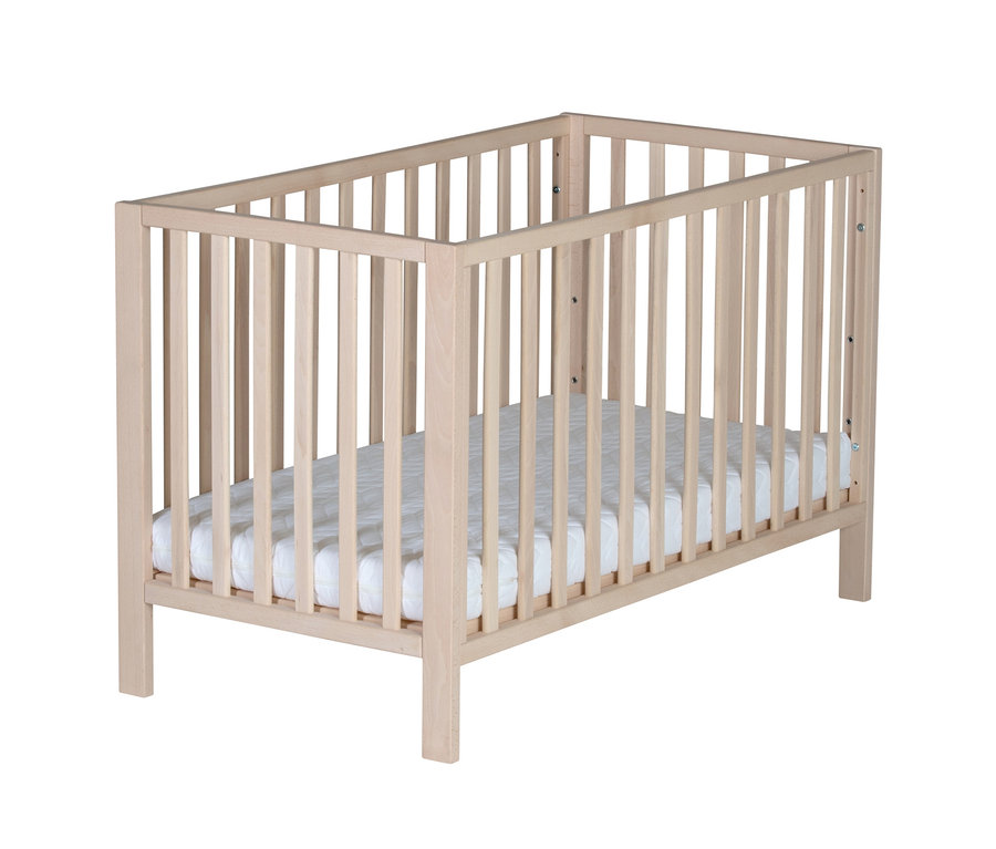 Schardt Baby-Gitterbett »Mika«, ca. 60 x 120 cm mit weißer Matratze.