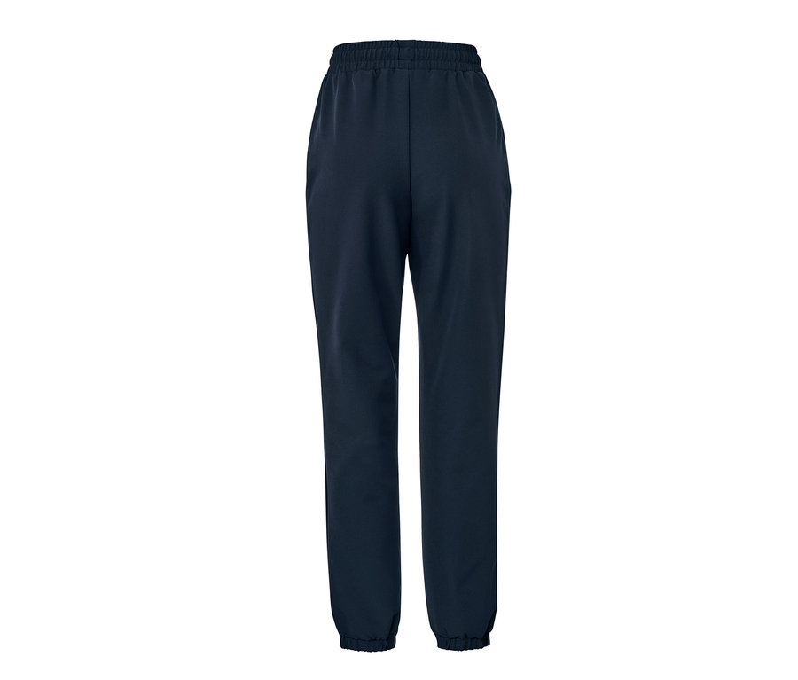 Eine dunkelblaue Softshell-Joggpants.