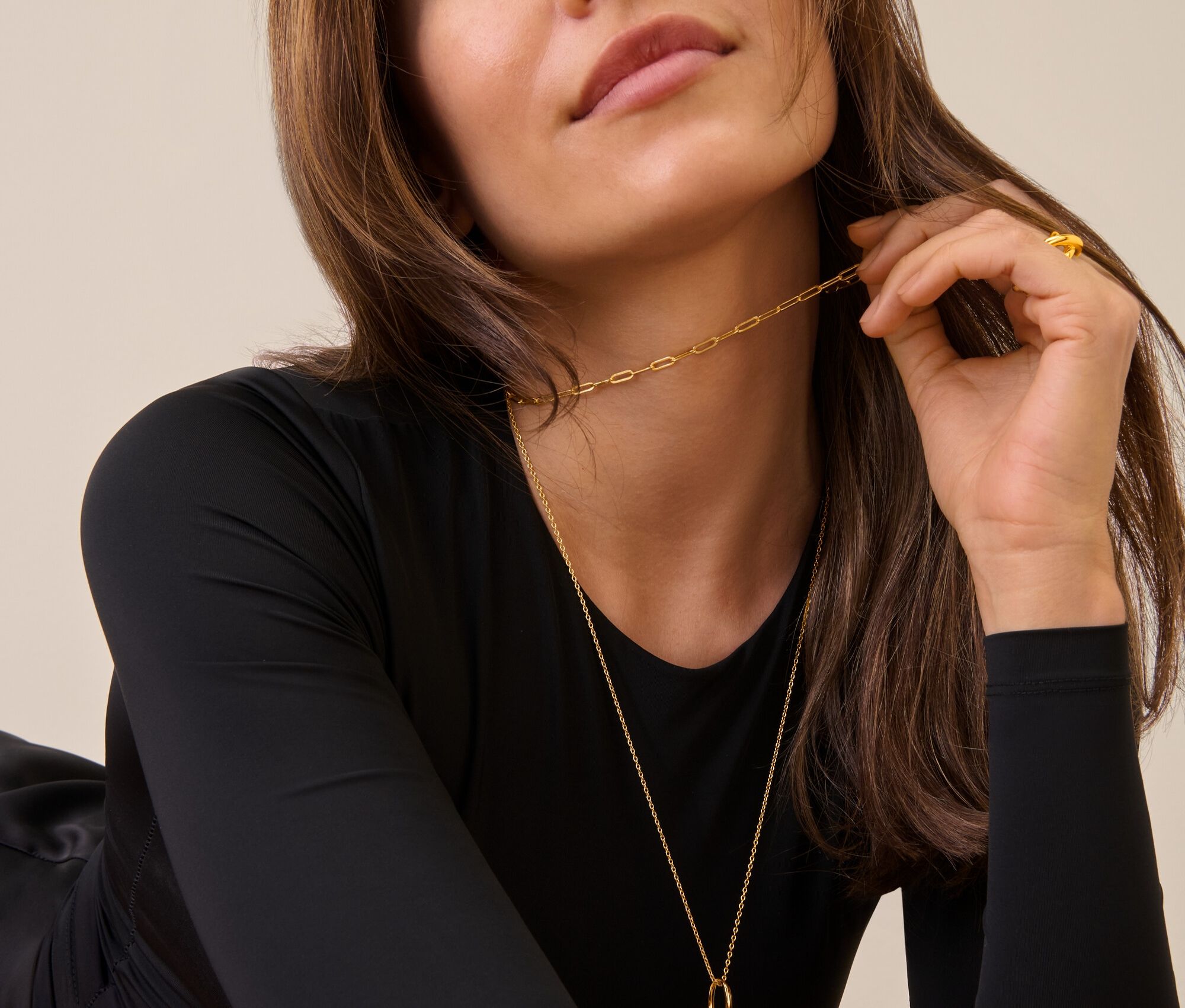Thumbnail - Tchibo - Kette Loops - gold