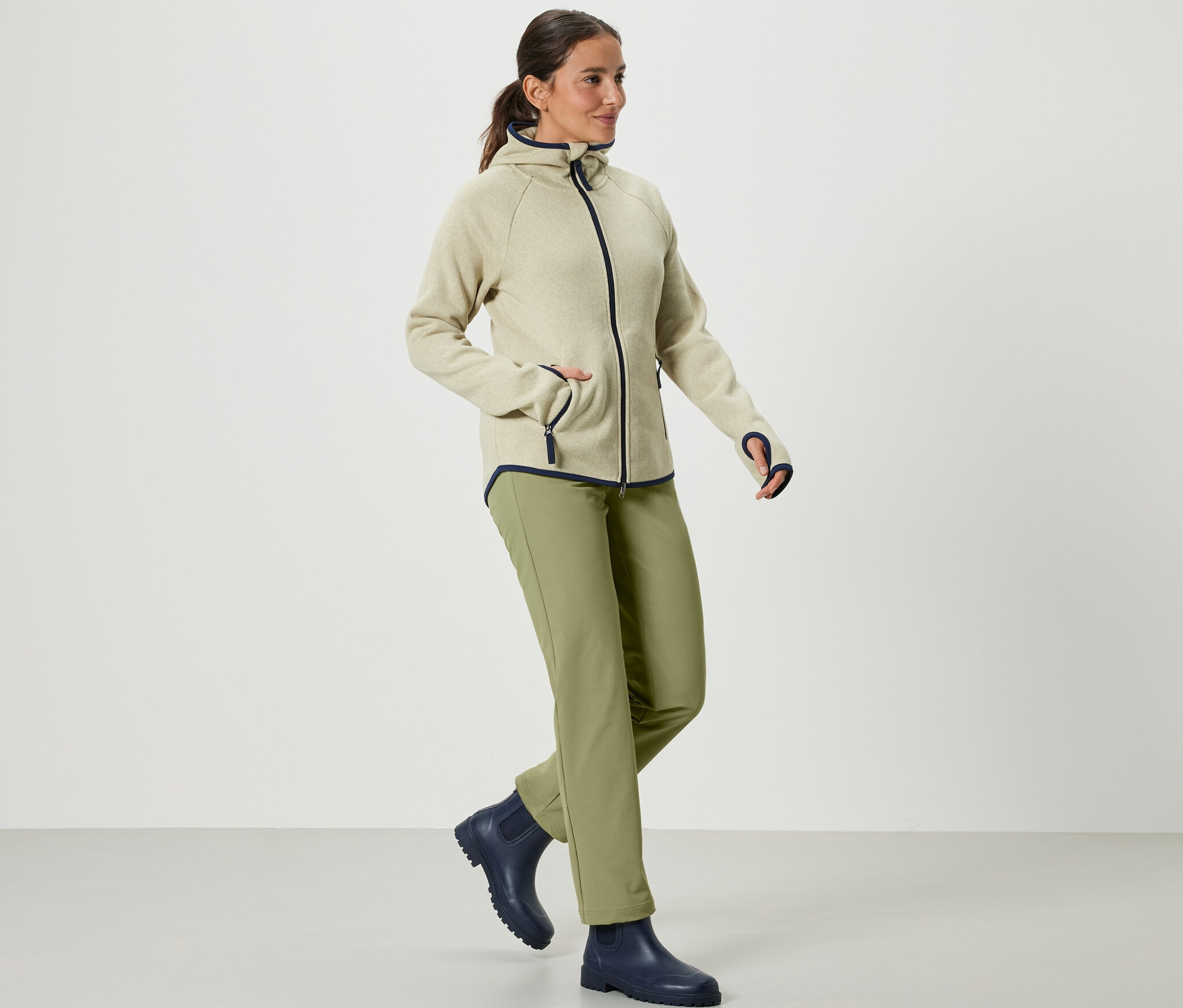 Thumbnail - Tchibo - Softshellhose - Damen - Gr. 40 - khaki