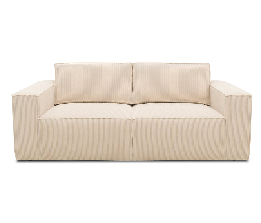 Cremefarbenes 2-Sitzer-Sofa »Vigo« der DOMO collection.