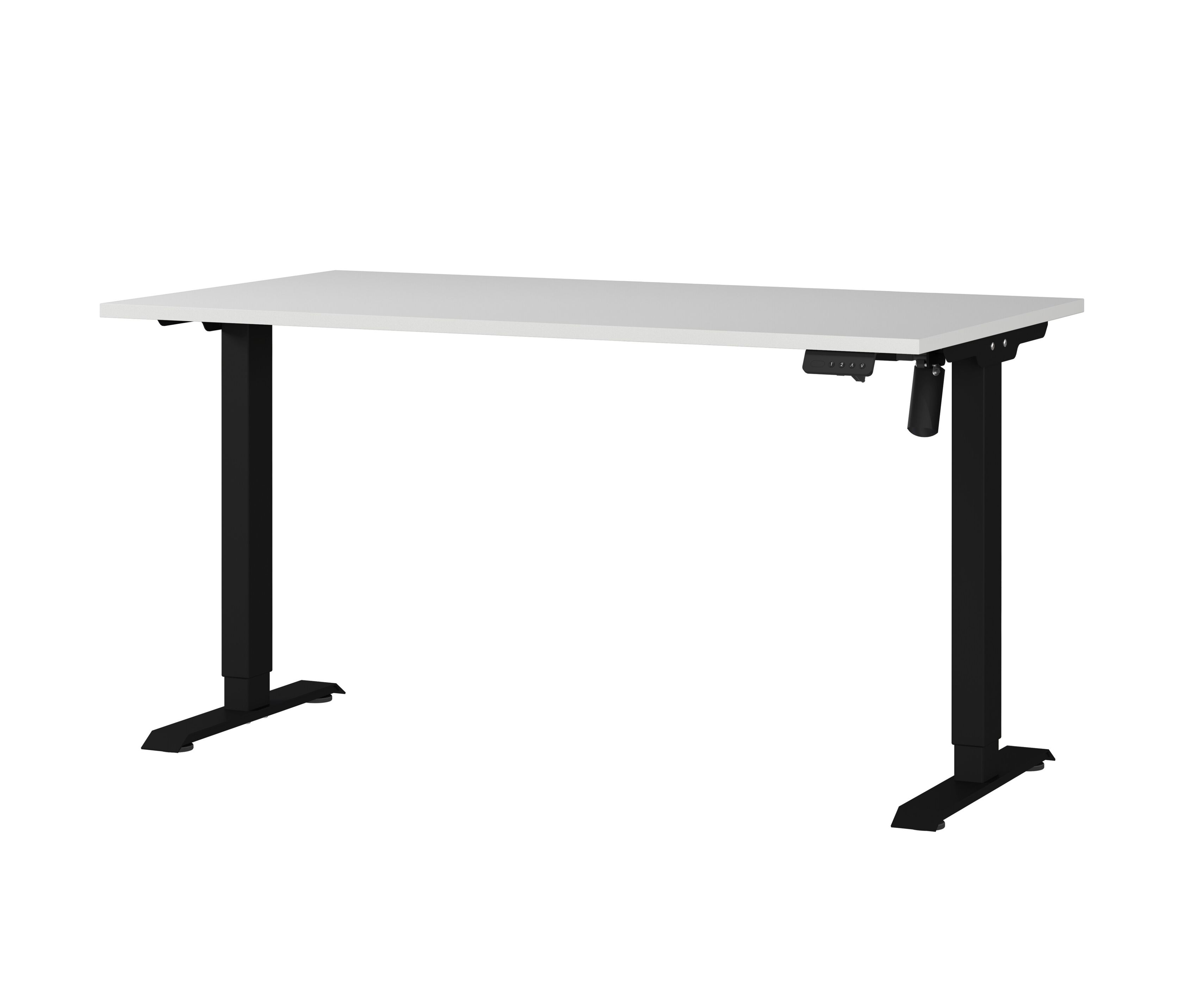 Tchibo - Elektrischer Schreibtisch »Profi« - 1x14,5x96,5cm - schwarz - Holz / Metall