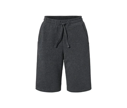 Anthrazitfarbene Funktionsshorts.