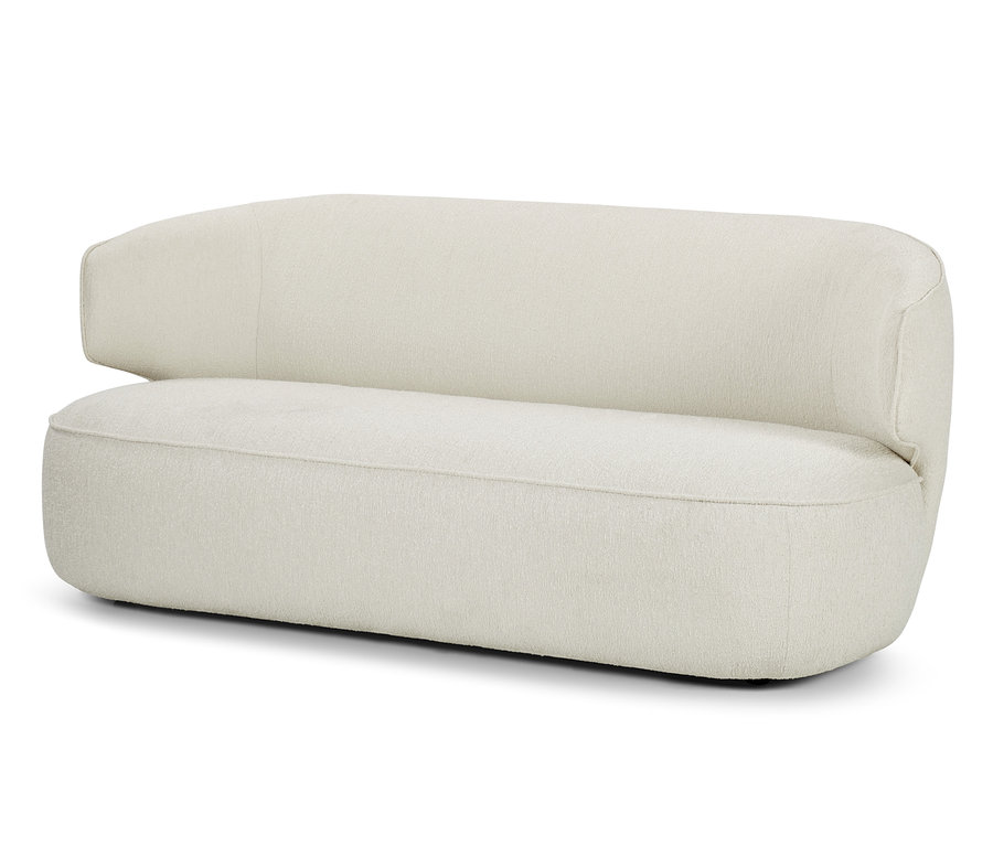 Ein cremefarbenes 2-Sitzer-Sofa »Odense« steht vor einem weißen Hintergrund.