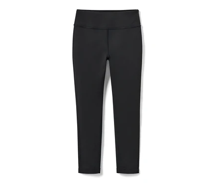Eine schwarze Kinder-Sporttight auf weißem Hintergrund.