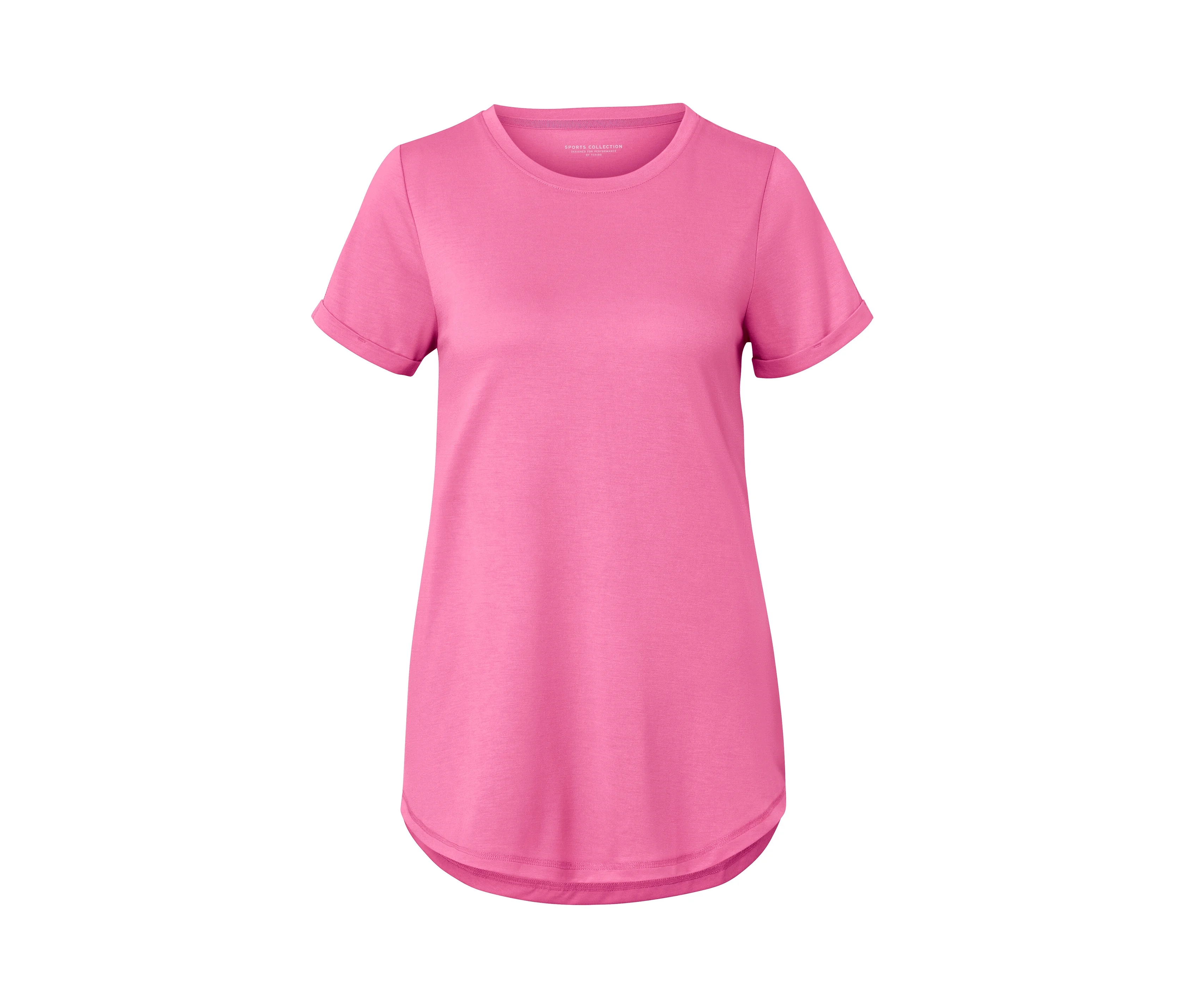 ATM 75 günstig Kaufen-Tchibo - Longshirt - Damen - Gr. M - pink. Tchibo - Longshirt - Damen - Gr. M - pink <![CDATA[Longshirt, pink Farbe: Pink Material: 86% Polyester (recycelt), 14% Viskose Maße: Gesamtlänge ca. 75 cm (Gr. M 40/42) Passform: Regular Fit Atmungsaktiv, feuchti