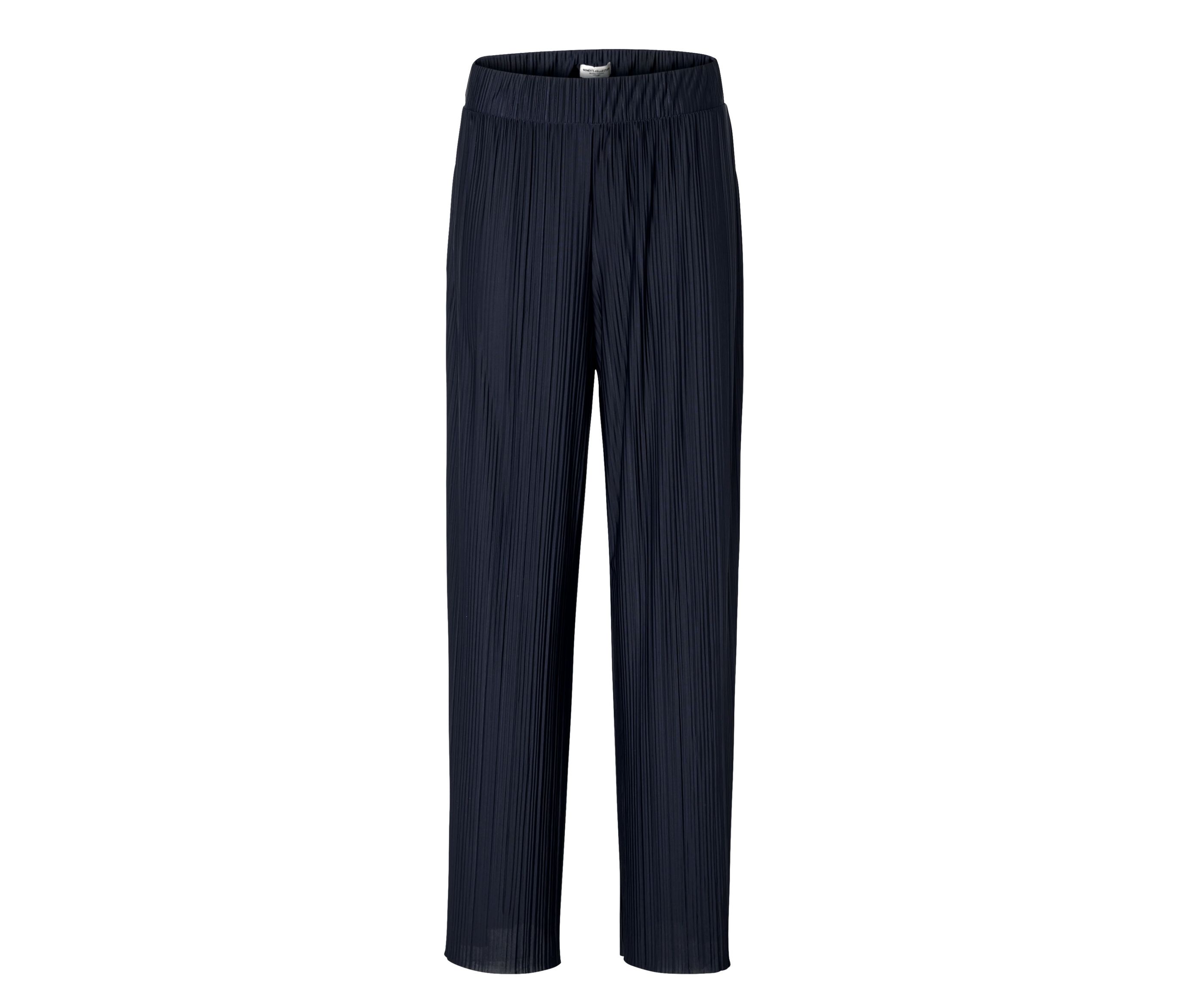 Tchibo - Plisseehose - Damen - Gr. M - dunkelblau