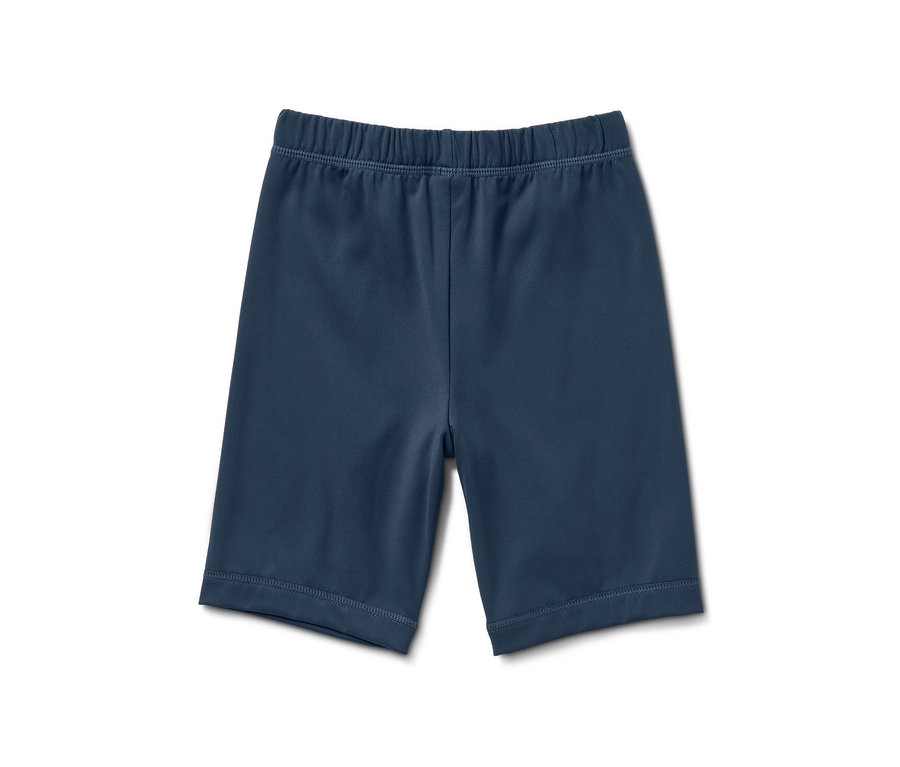 Blaue Kinder-Schwimmradler mit UV-Schutzfaktor 80.