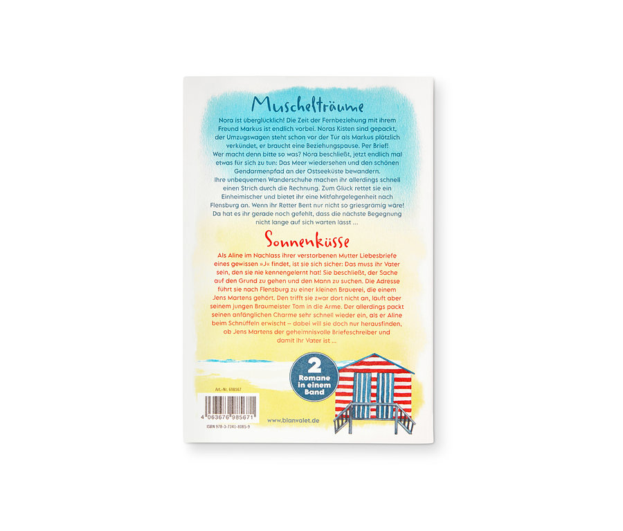 Buchcover von "Muschelträume und Sonnenküsse".