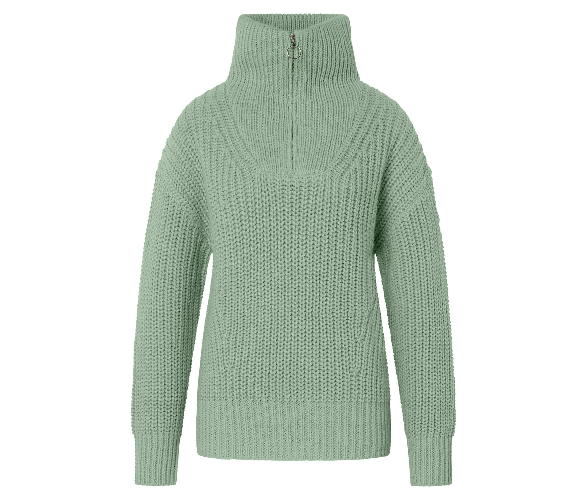 Grobstrick-Troyer - Damen - Gr. S - Mint - Mint