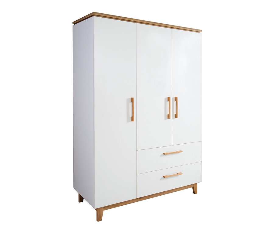 roba »Finn« Kinderzimmerset mit Bett, Wickelkommode und 3-türigem Schrank.