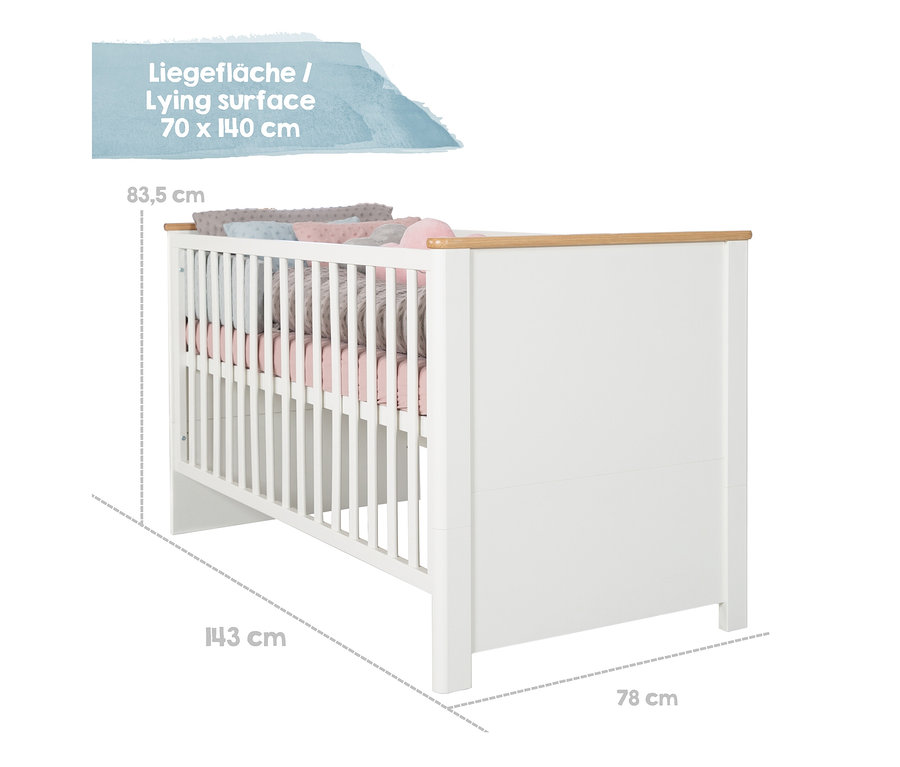 roba Kombi-Kinderbett »Ava«, 70 x140 cm.
