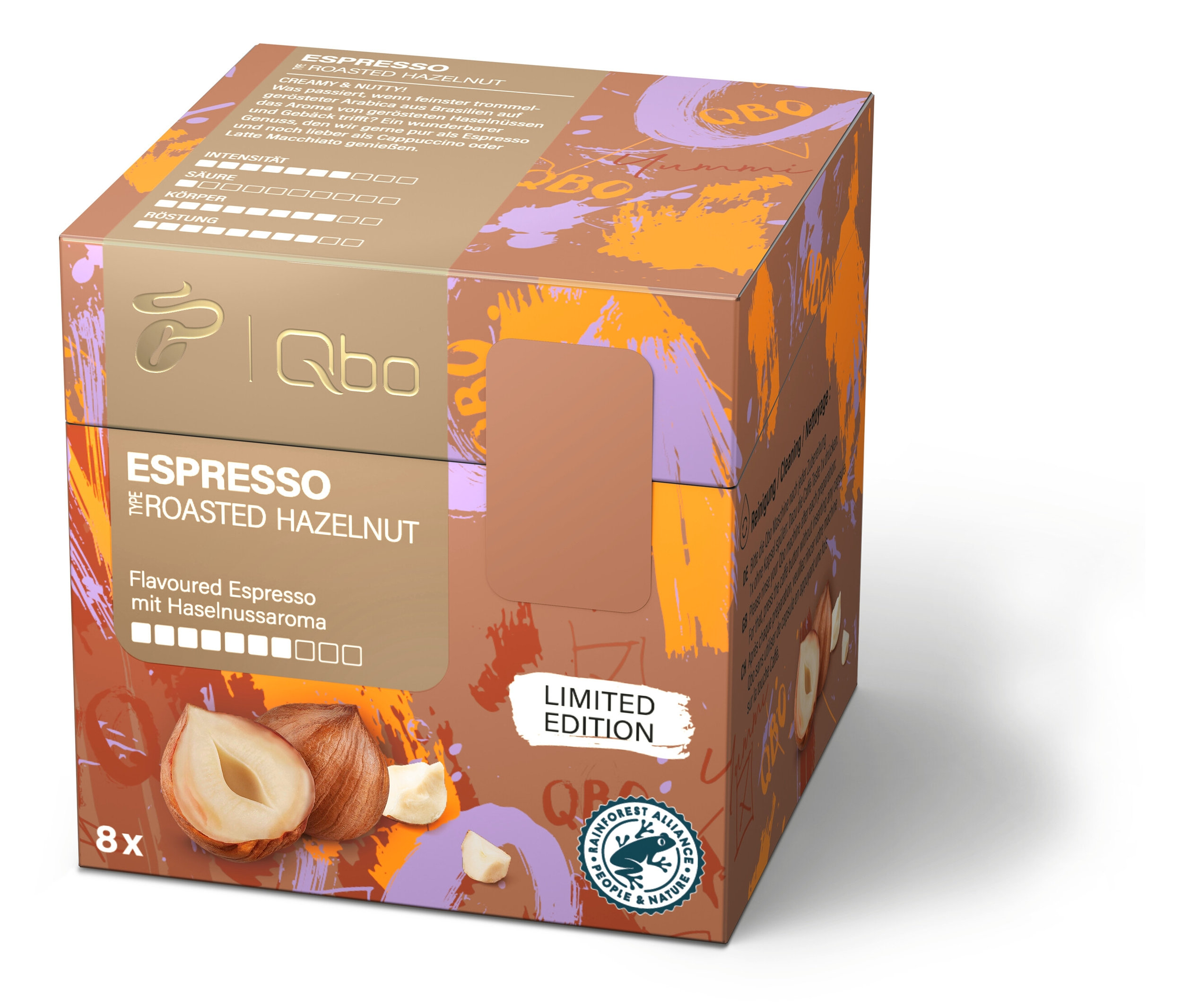 Red Rock günstig Kaufen-Qbo Flavoured Espresso Roasted Hazelnut - 8 Kapseln - Intensität: 7/10. Qbo Flavoured Espresso Roasted Hazelnut - 8 Kapseln - Intensität: 7/10 <![CDATA[Qbo Flavoured Espresso Roasted Hazelnut - 8 Kapseln Aufbewahrungshinweise: Trocken, dunkel un