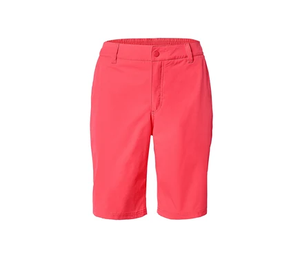 Pinke Softshell-Funktionsshorts.