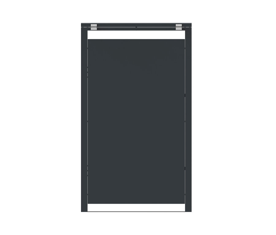 Schwarze Mülltonnenbox, 5er.