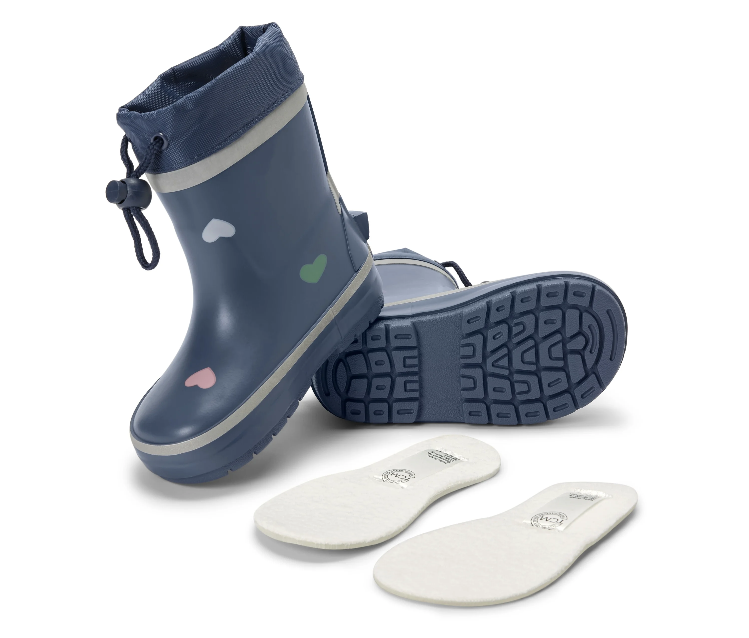 mit Big günstig Kaufen-Tchibo - Kinder-Gummistiefel - Gr. 24-25 - dunkelblau. Tchibo - Kinder-Gummistiefel - Gr. 24-25 - dunkelblau <![CDATA[Kinder-Gummistiefel, Herz-Alloverprint Farbe: Dunkelblau mit mehrfarbigem Herz-Alloverprint Material: Obermaterial Kunststoff und Polyest
