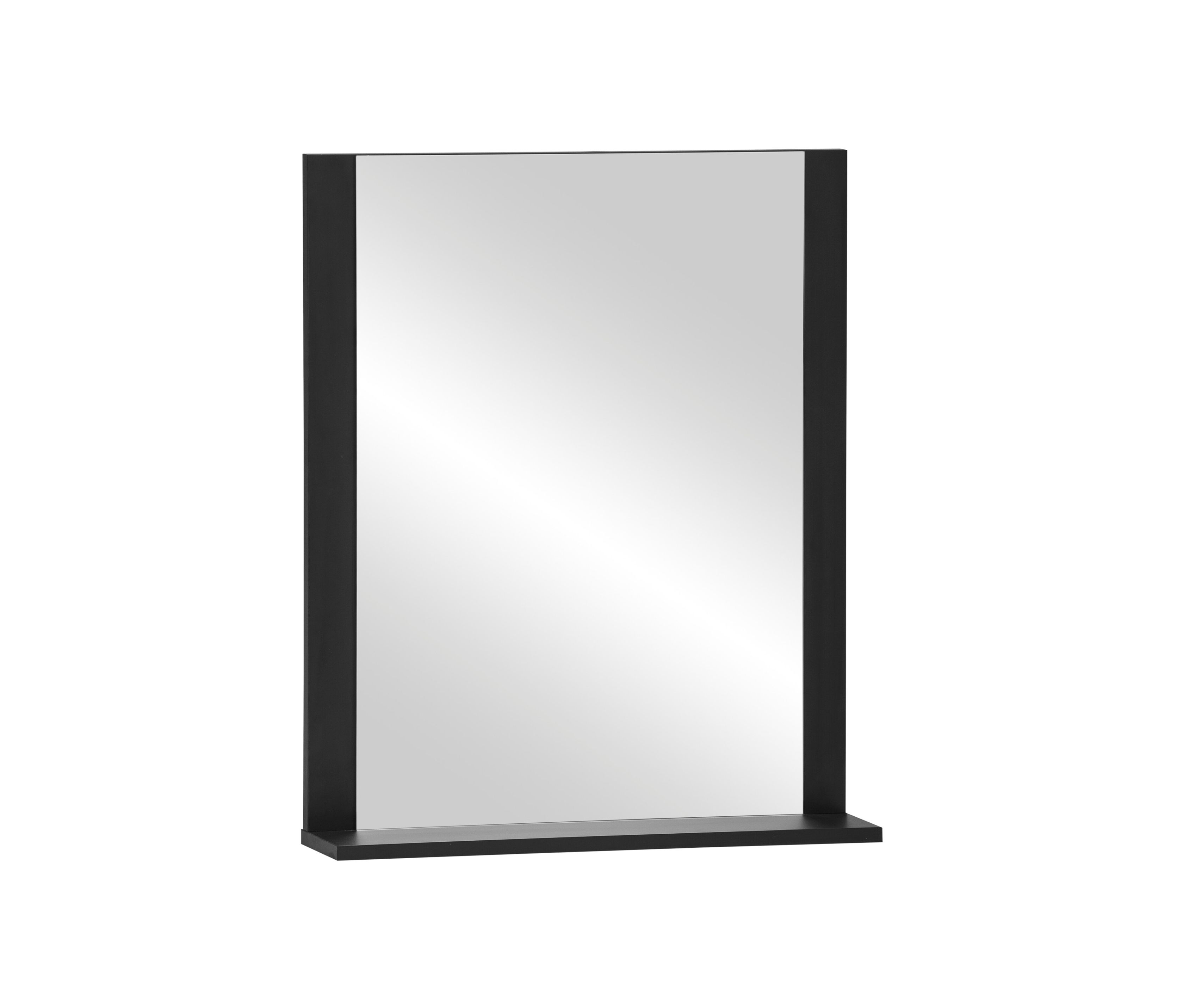 Tchibo - Spiegel »Edda« - 59,5x12,5x71cm - schwarz - Holz / Metall