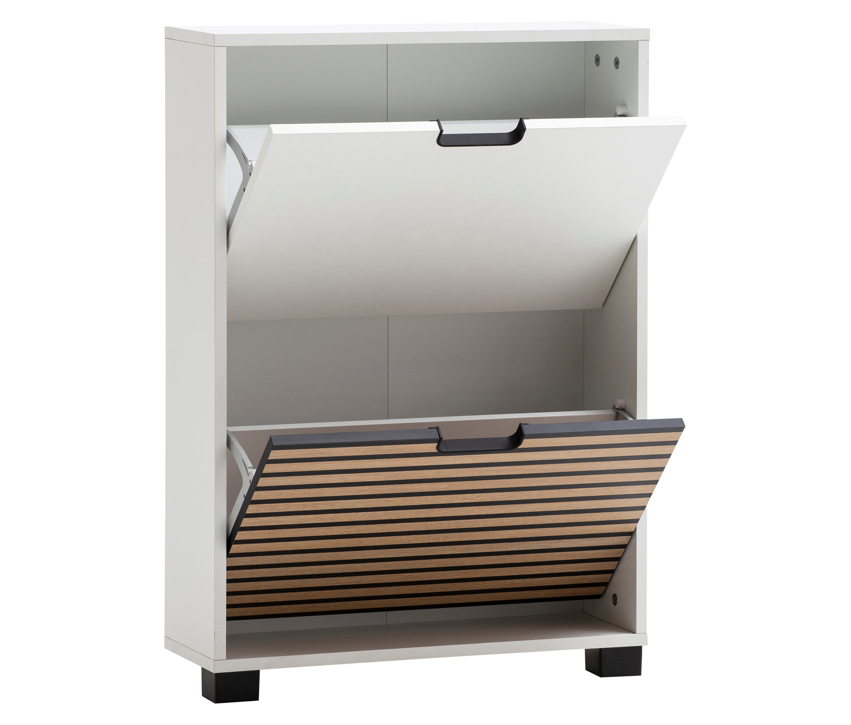 Tchibo - 2er-Schuhschrank »Ryker« - 59,8x19,5x85,2cm - schwarz -