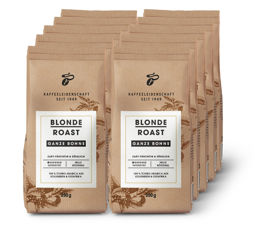 Blonde Roast - 10 x 250 g Ganze Bohne