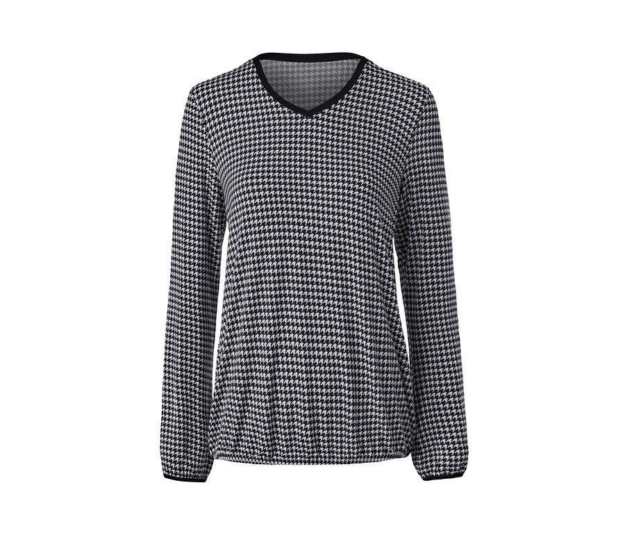 Bedrucktes Blusenshirt.