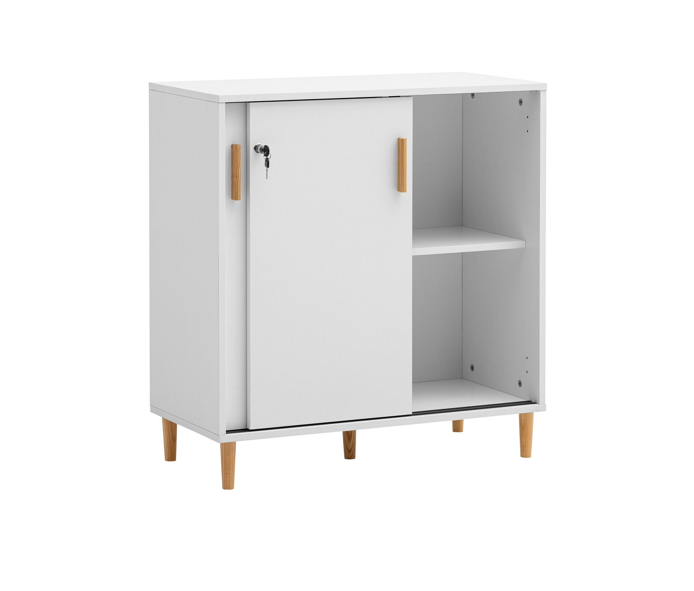Tchibo - Aktenschrank »Torge« - 80,1x38,2x84,8cm - braun -