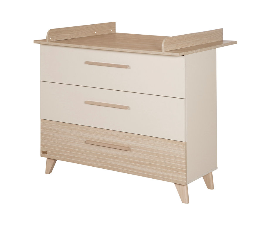 Eine roba Wickelkommode »Sidney« in Kaschmir.