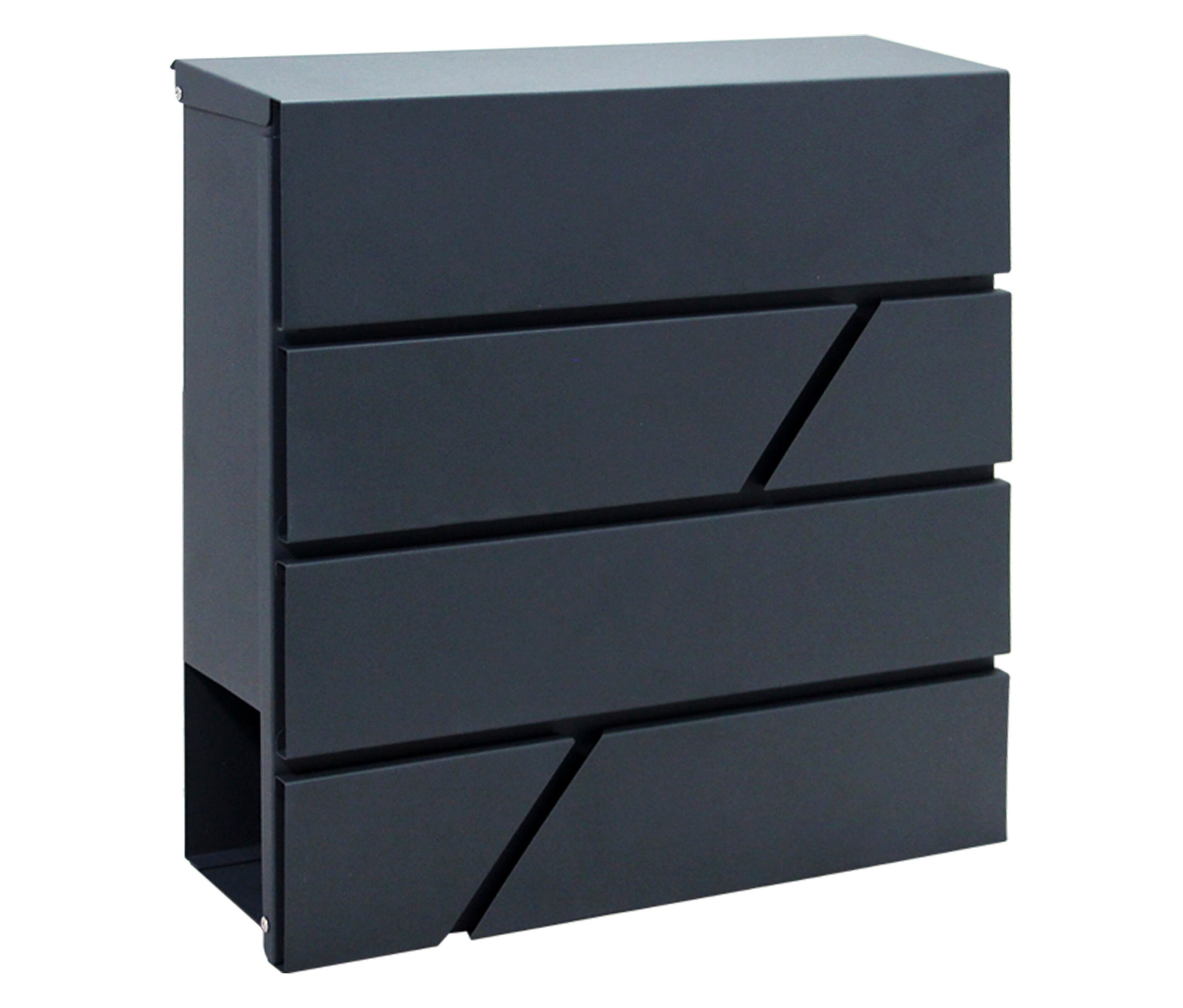 Tchibo - Briefkasten »Brixa A« - 11x37x37cm - anthrazit -