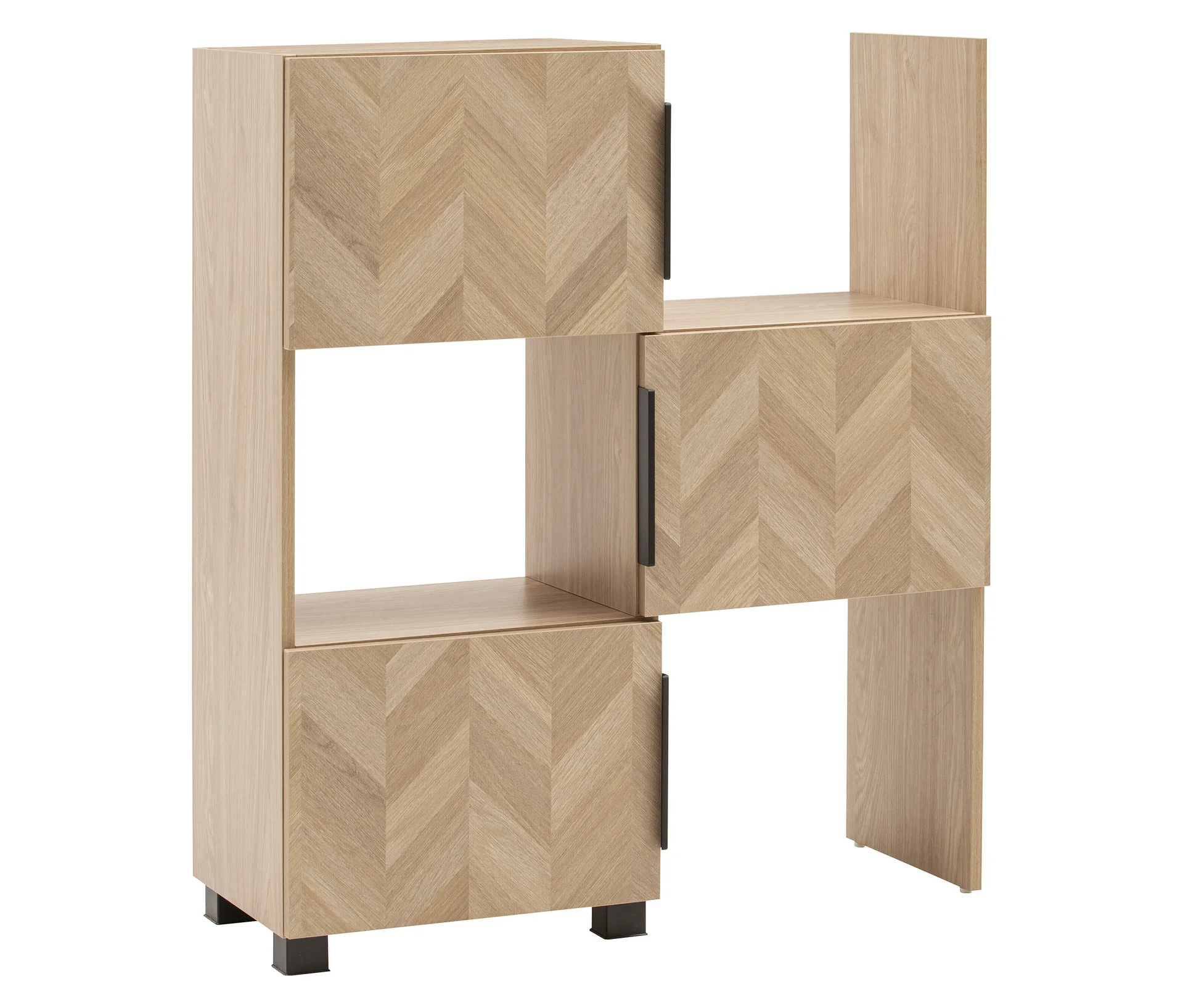 Tchibo - Schieberegal »Piazza« - 47x34,7x101,6cm - schwarz -