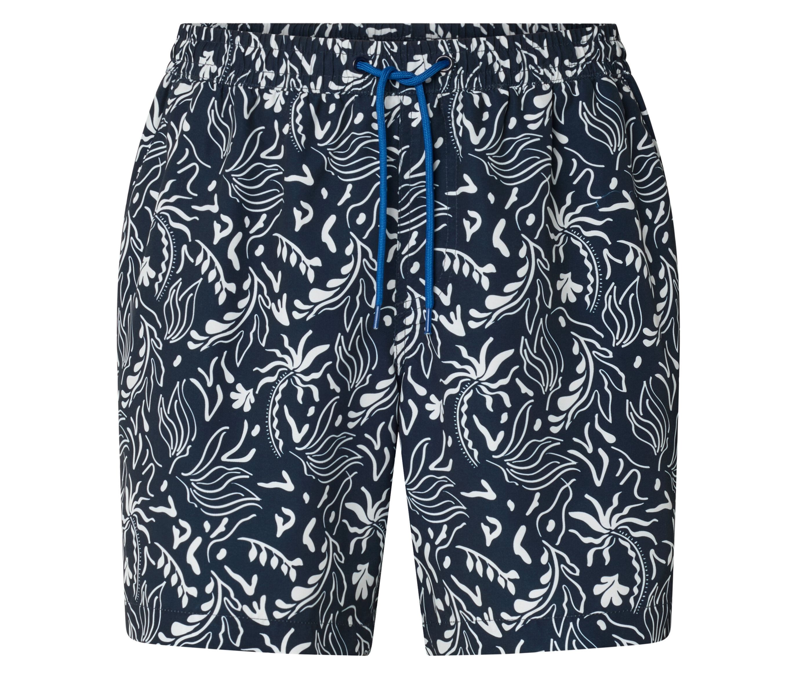 Badeshorts - Herren - Gr. XXL - weiß/print - weiß