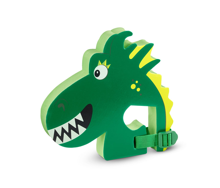 Grüner Kinder-Lenkeraufsatz im Drachen-Design.