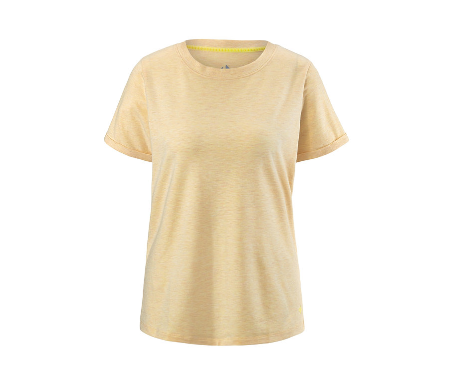 Gelbes Funktionsshirt.