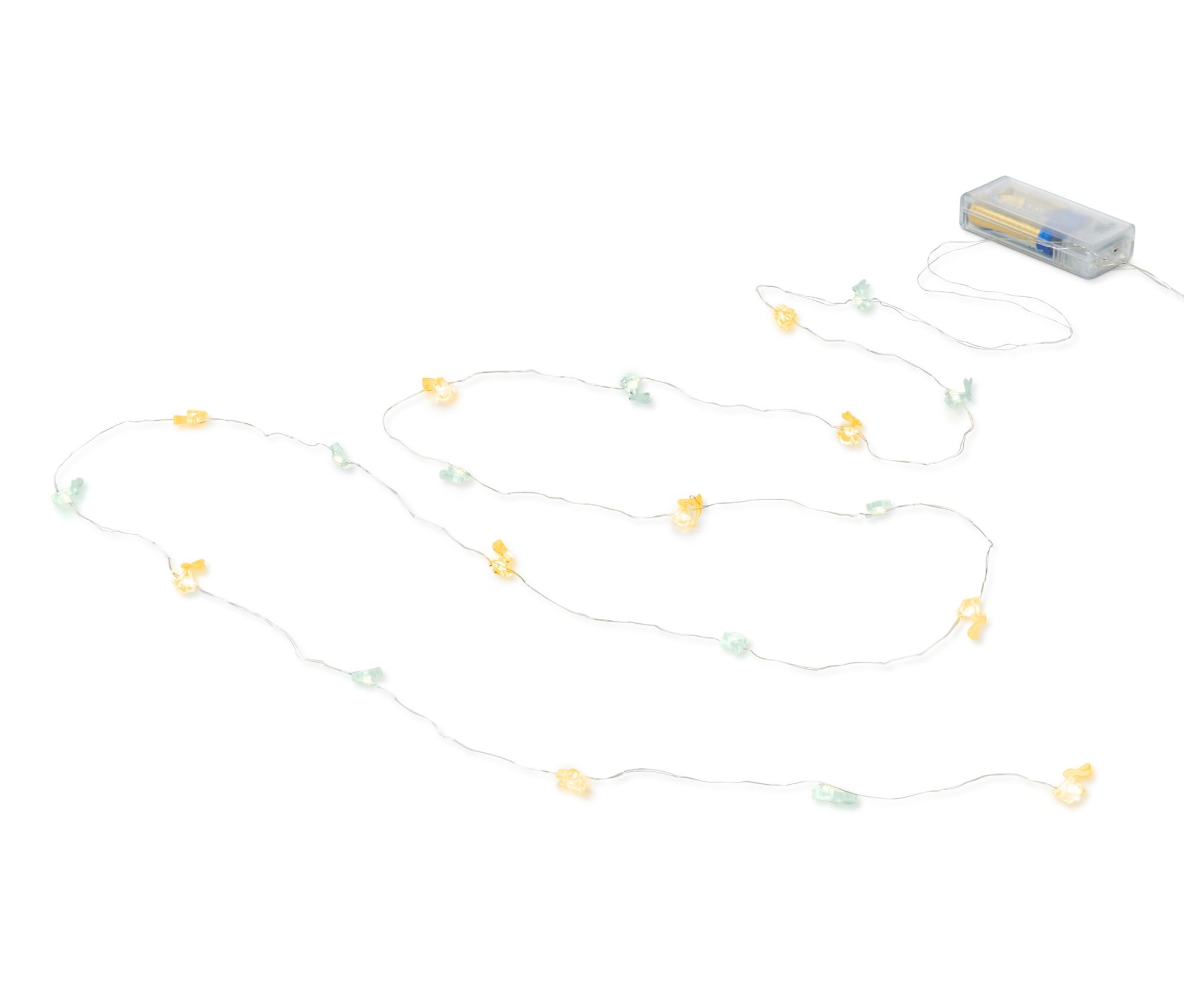 Tchibo - LED-Micro-Lichterkette mit Häschen - silber