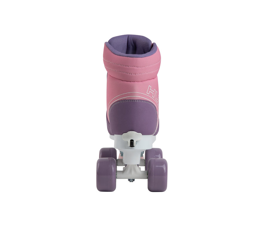 Rückansicht von HUDORA Roller-Skates »Advanced« in Rosa und Lila.