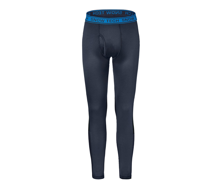 Eine dunkelblaue Thermo-Funktionsunterhose.