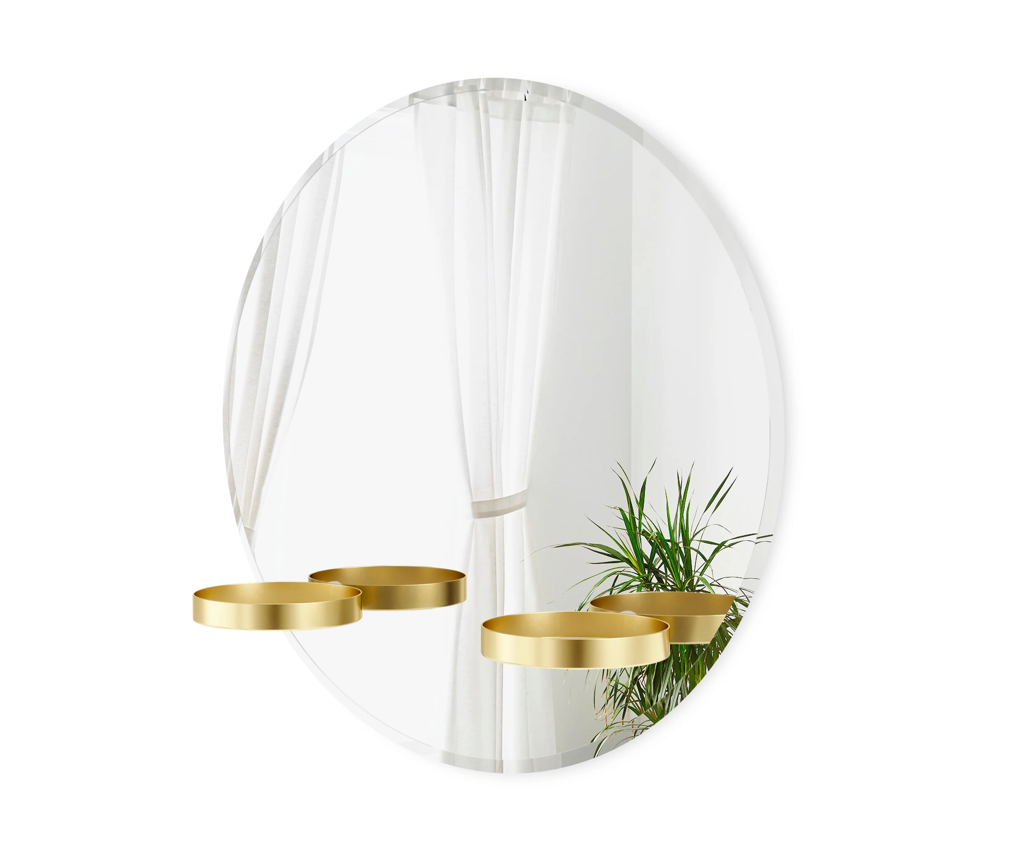 Umbra-Wandspiegel »Perch« - gold. Umbra-Wandspiegel »Perch« - gold <![CDATA[Umbra-Wandspiegel »Perch«, mit Ablage Farbe: Ablagen goldfarben Material: 70% Glas, 15% Mitteldichte Holzfaserplatte, 15% Stahl Maße: Ø ca. 61 cm Tiefe ca. 17 mb m günstig Kaufen-Umbra-Wandspiegel »Perch« - gold. Umbra-Wandspiegel »Perch« - gold <![CDATA[Umbra-Wandspiegel »Perch«, mit Ablage Farbe: Ablagen goldfarben Material: 70% Glas, 15% Mitteldichte Holzfaserplatte, 15% Stahl Maße: Ø ca. 61 cm Tiefe ca. 17