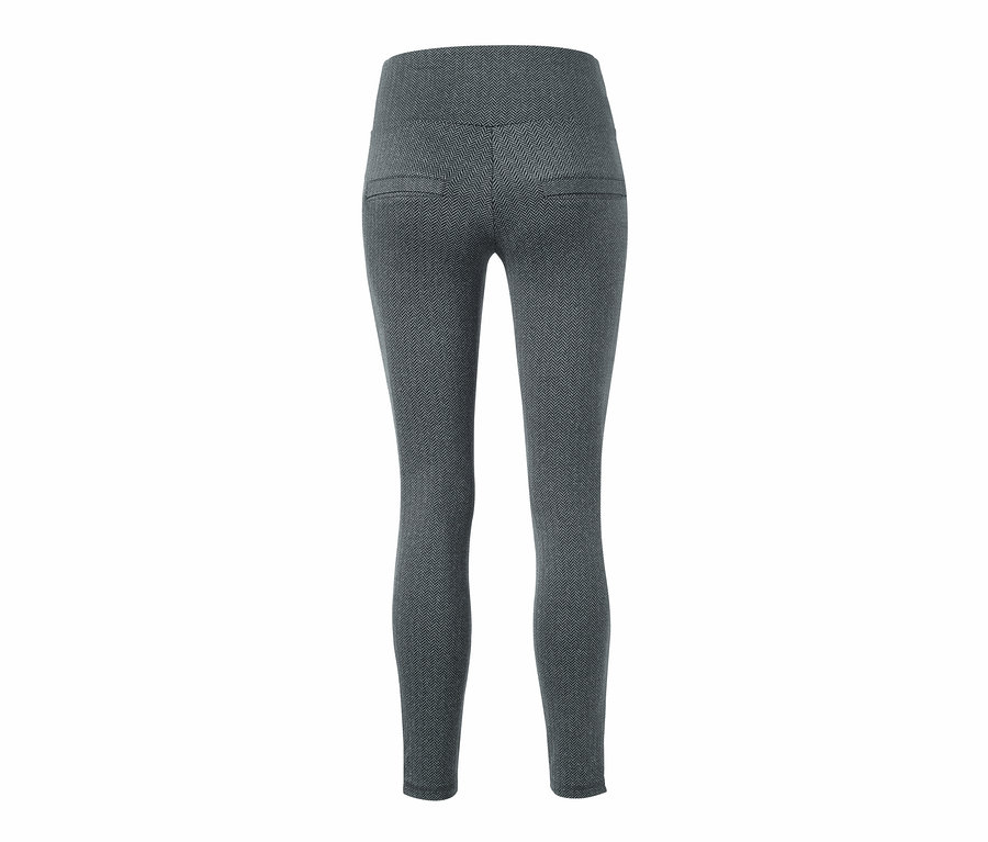 Sporttights im Fischgrätenmuster.