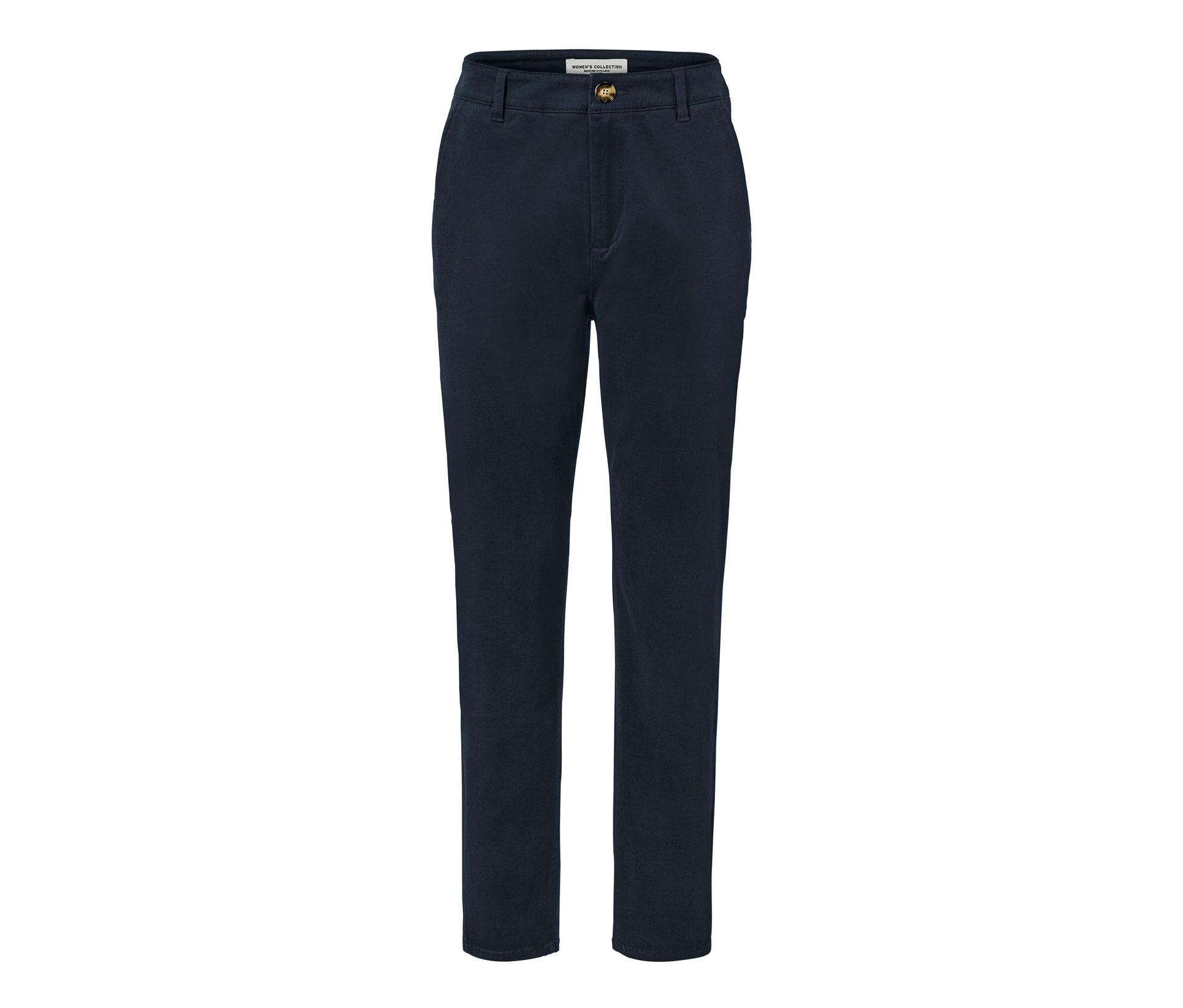 Chino - Damen - Gr. 36 - dunkelblau - dunkelblau