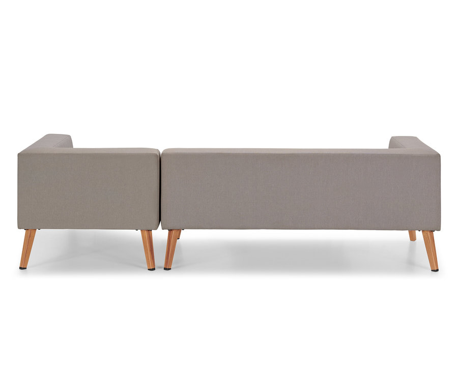 Premium-Lounge-Set mit Sitzhocker.
