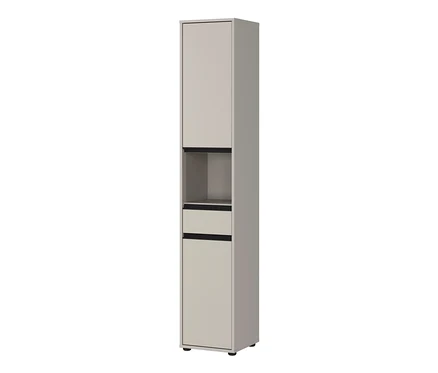 Hochschrank »Lemont«, steingrau.
