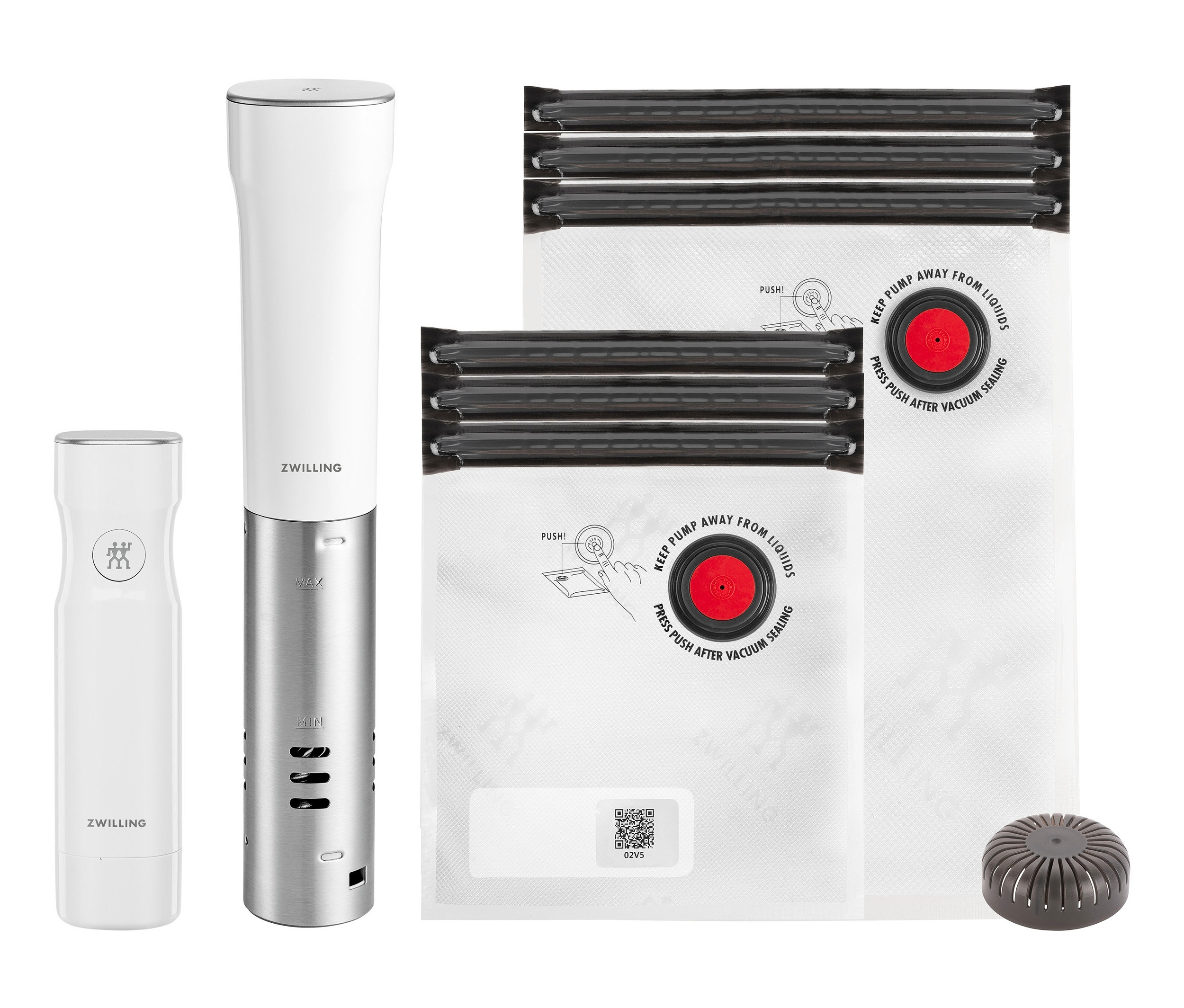 ZWILLING Vakuum-Starter-Set »Sous Vide« mit Vakuumierer, Behälter und Beuteln.