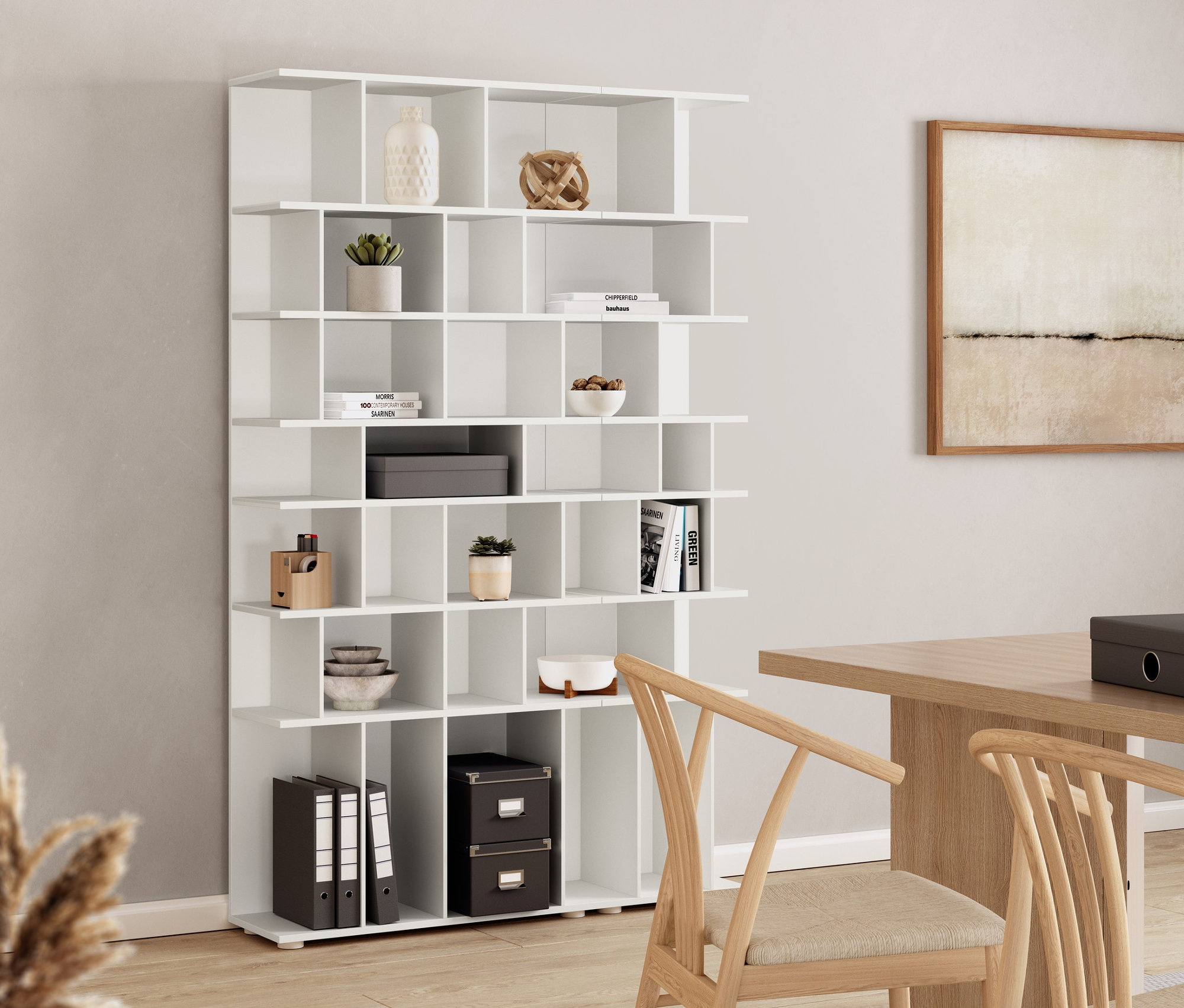 Thumbnail - Tchibo - Regal - 80x28x190cm - weiß - Holz / Kunststoff