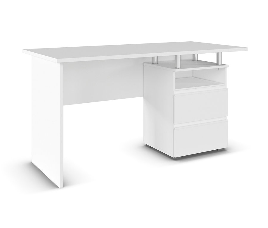 Weißer rauch Schreibtisch »Joel«.
