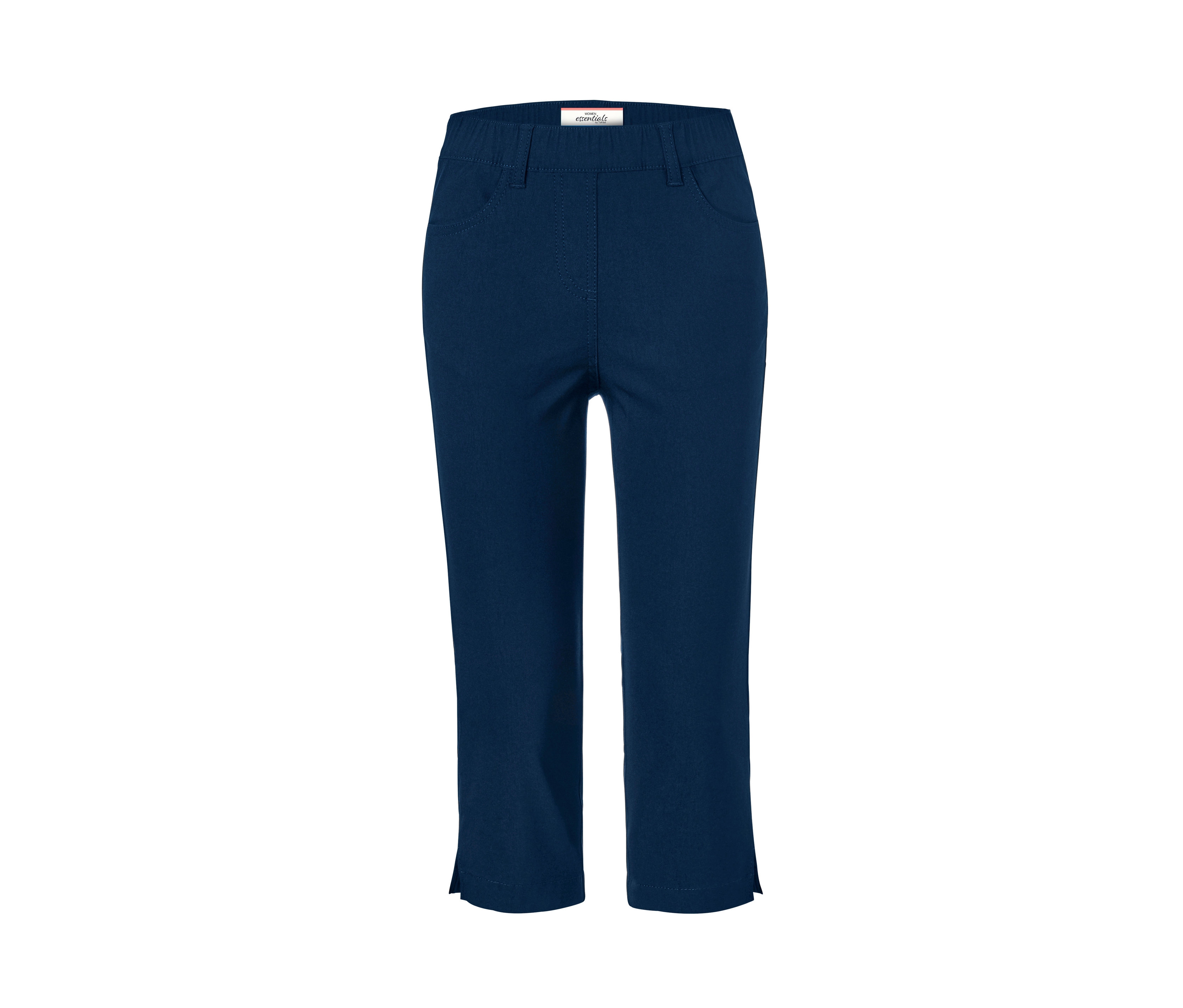 Damen Hose günstig Kaufen-Tchibo - Bengalin-Hose in 3/4-Länge - Damen - Gr. 36 - dunkelblau. Tchibo - Bengalin-Hose in 3/4-Länge - Damen - Gr. 36 - dunkelblau <![CDATA[Bengalin-Hose in 3/4-Länge, navy Farbe: Dunkelblau Material: 70% Viskose (LENZING™ ECOVERO™), 26% Polya